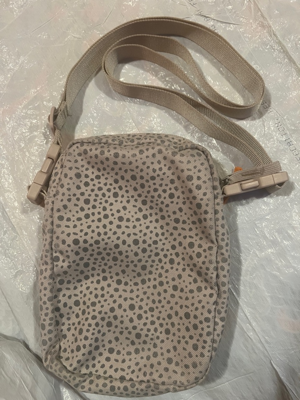 Nike Orange Front Pocket Crossbody with Light Gray Patterned Body - Picture 2 of 2